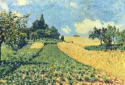 Alfred Sisley, Getreidefelder auf den Hugeln von Argenteuil